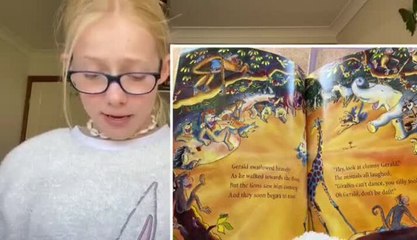 Hannah Te Pohe reads Giraffes Can't Dance