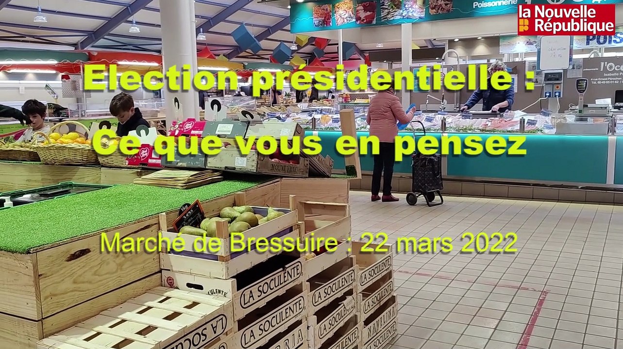 VIDEO. L'élection présidentielle vue du marché de Bressuire