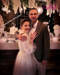 تفاصيل إطلالة شام الذهبي في عقد قرانها: هكذا خطفت الأنظار