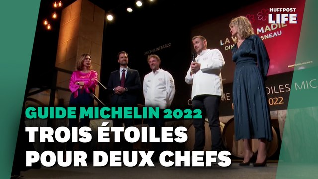 Guide Michelin 2022: voici les nouveaux chefs aux trois étoiles