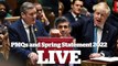 Don't Use: PMQs and Spring Statement 2022 LIVE: Boris Johnson faces questions before Rishi Sunak gives fiscal update