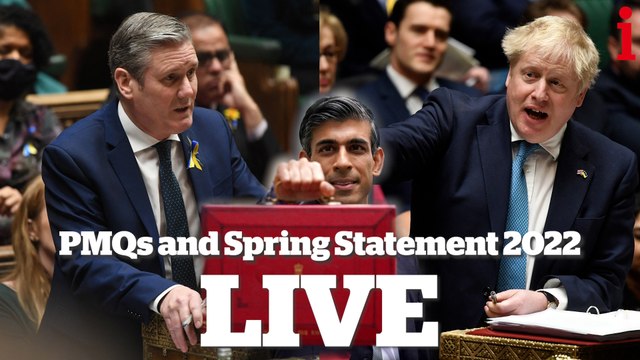 Don't Use: PMQs and Spring Statement 2022 LIVE: Boris Johnson faces questions before Rishi Sunak gives fiscal update