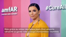 Eva Longoria porte la couleur idéale pour le printemps