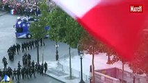 Vidéo : le passage des Bleus champions du monde sur les Champs-Elysées