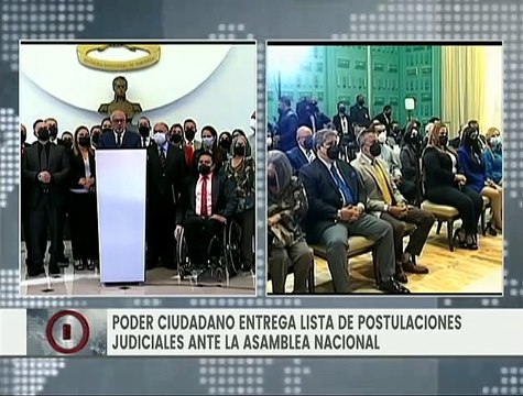 Presidente de la Asamblea Nacional recibe del Poder Ciudadano 254 postulaciones al TSJ
