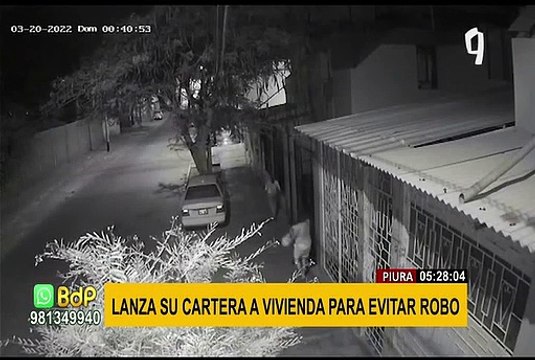 Piura: cámaras captan cuando hampones intentan robar a mujeres en pleno centro de la ciudad