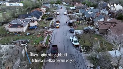 Hortum Teksas’ta Bir Mahalleyi Yerle Bir Etti