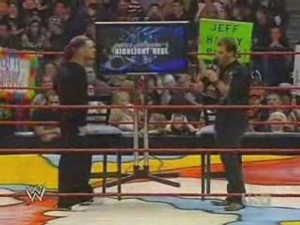 Jeff Hardy attack's chris jericho