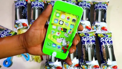 apple snacks  mein nikla water phone, torch, money moj ho gai aaj to, itne mehnge gifts nikle