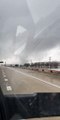 Round Rock Texas Tornado Viewed From Interstate