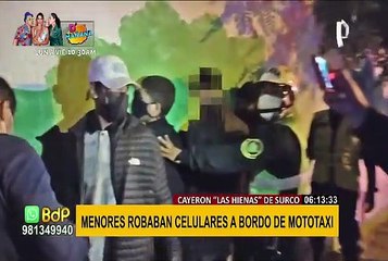 Surco: Cae banda de raqueteros “Las Hienas de Parque Alto”