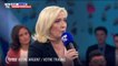 Marine Le Pen à propos des soignants non-vaccinés contre le Covid-19: "Je réintègrerai l'intégralité du personnel soignant qui a été suspendu"
