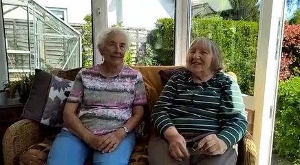 Nola and Lorna discuss their pen pal friendship