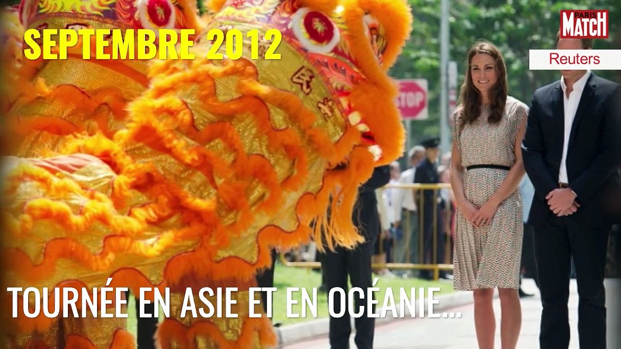 Les dix voyages officiels de Kate et William