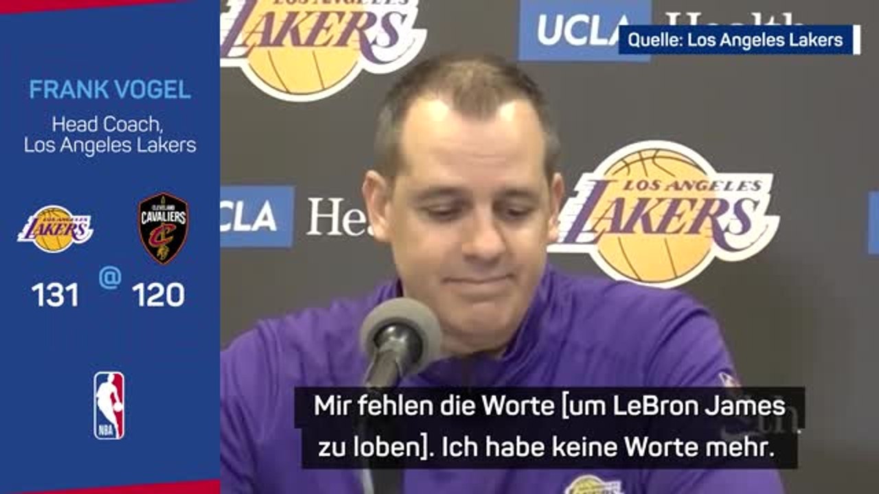 Vogel: “Worte können LeBron nicht beschreiben”