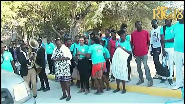 Vizit dirijan ORADDIGO yo nan espas ki pral konstwi pon 'Polynice Constant nan komin Anse-à-Galets