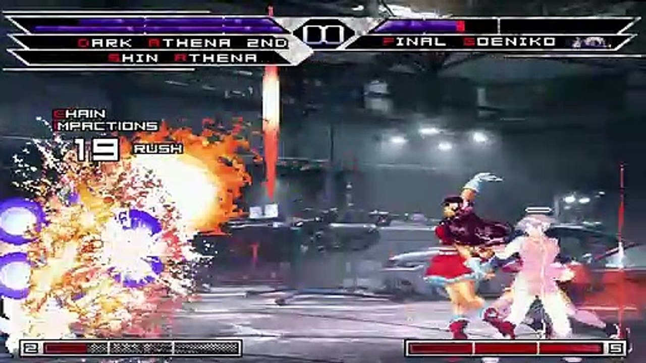 Tag team dark athena 2nd & shin athena vs final goeniko