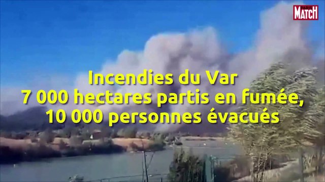 Incendies : 7 000 hectares en fumée, 10 000 personnes évacués (vidéo)