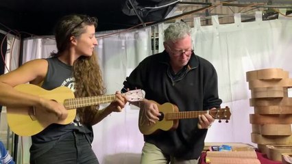 Ukuleles at the Tasmanian Craft Fair