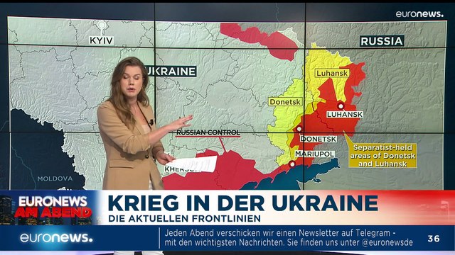 Auch Odessa unter Beschuss - Euronews am Abend am 21.03.
