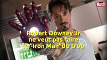 Robert Downey Jr ne veut pas faire le “Iron Man” de trop