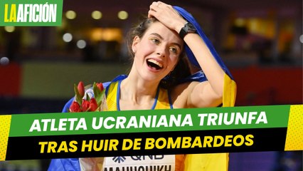 Tras huir de bombardeos, ucraniana Yaroslava Mahuchikh triunfa en Mundial de Atletismo