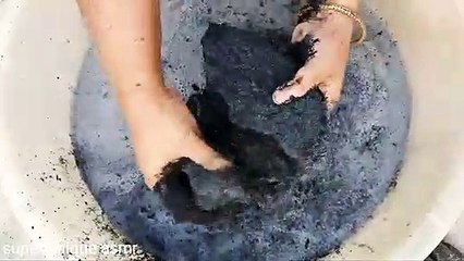 Pure Charcoal Sand Cement Gritty Water Crumble Cr: Super Unique ASMR