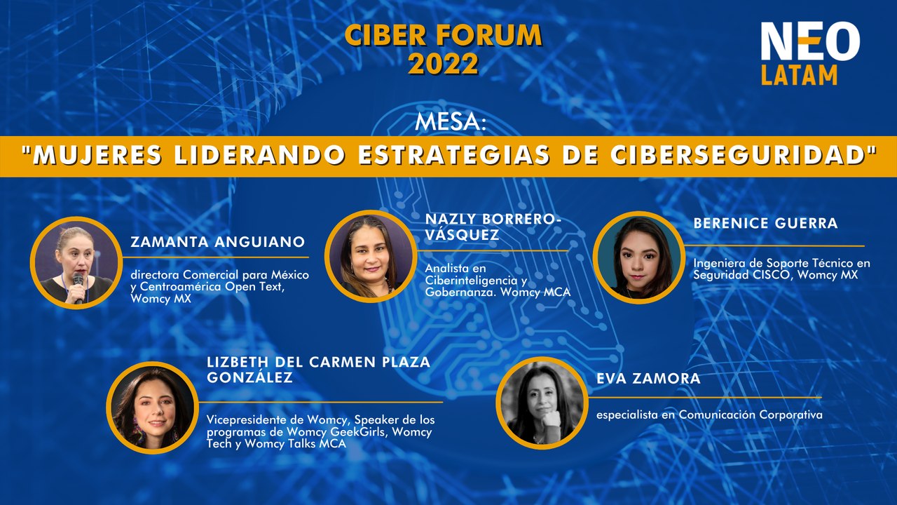 Mesa Mujeres liderando estrategias de ciberseguridad