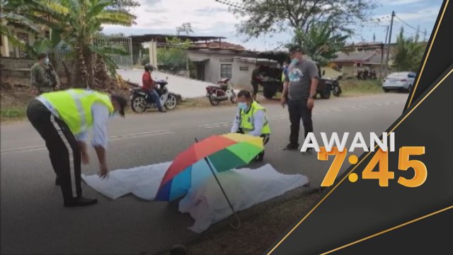 Kemalangan | Warga emas maut, basikal bertembung dengan motosikal