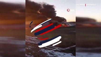 Rusya, Lugansk’ta petrol işleme tesisini vurdu