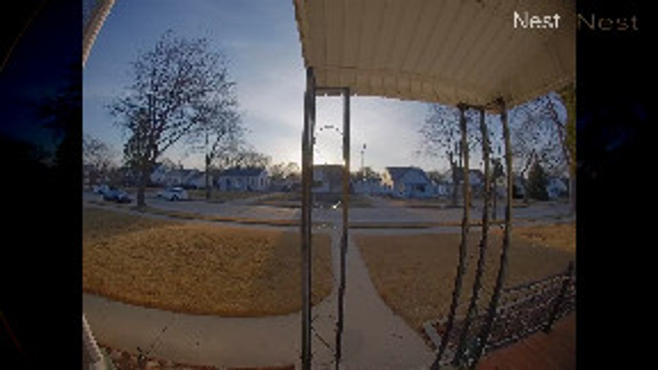 Shootout and Car Crash Caught on Doorbell Camera