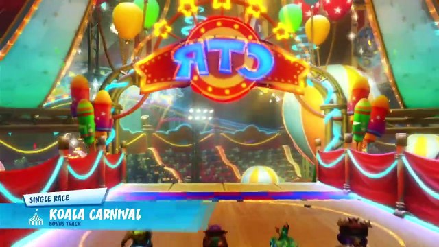 Koala Carnival Mirror Mode Nintendo Switch Gameplay - Crash Team Racing Nitro-Fueled