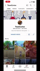 Check Out My YouTube Channel - TeamCortex