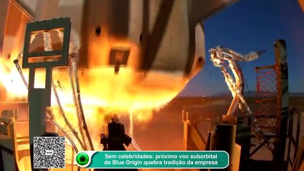 Sem celebridades: próximo voo suborbital da Blue Origin quebra tradição da empresa