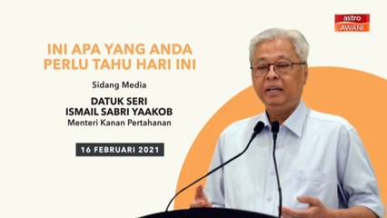 5 perkara penting sidang media harian PKP - 16 Feb 2021