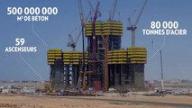 La Jeddah Tower: 1000 mètres, 167 étages