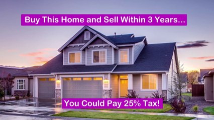 AB 1771 - Housing Speculation Act -  25% Tax California Housing Crash