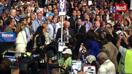 Bernie Sanders et Bill Clinton font le show