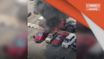 Kebakaran | Enam kenderaan terbakar, disyaki perbuatan khianat