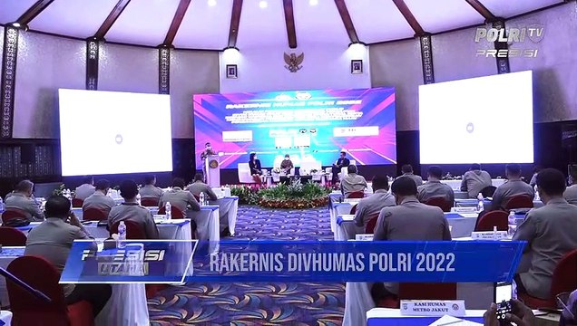 Divisi Humas Polri Menggelar Rapat Kerja Teknis Tahun 2022