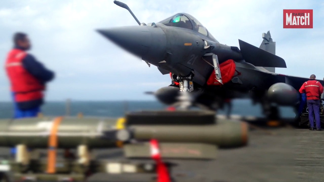 À bord du porte-avions "Charles-de-Gaulle"