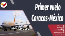 360º | Conviasa realizó su primer vuelo desde Caracas hasta el Aeropuerto Felipe Ángeles de México