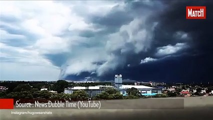La ville de Sydney frappée par une tempête