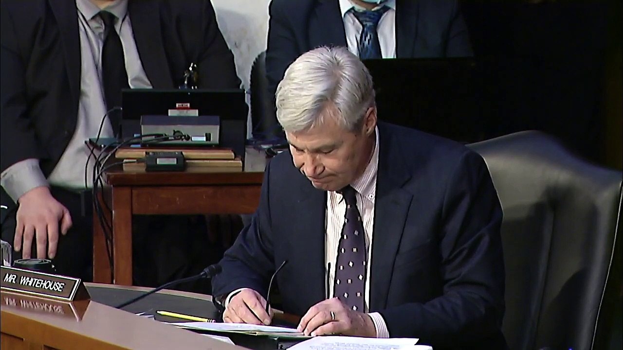 Senator Whitehouse's Opening Remarks on the Nomination of Ketanji Brown Jackson to the Supreme Court
