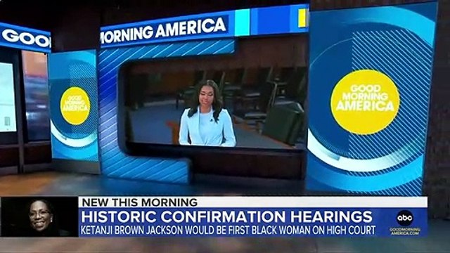 Senate hearings begin for Ketanji Brown Jackson SCOTUS nomination l GMA