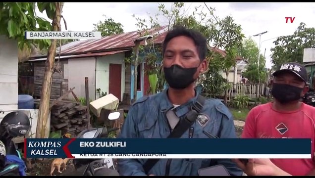 Jalan Amblas di Gang Gandapura Banjarmasin Bahayakan Pengendara, Warga Minta Segera Diperbaiki