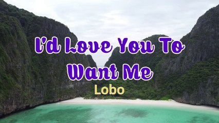 I'd Love You To Want Me - Lobo | Karaoke Version |HD