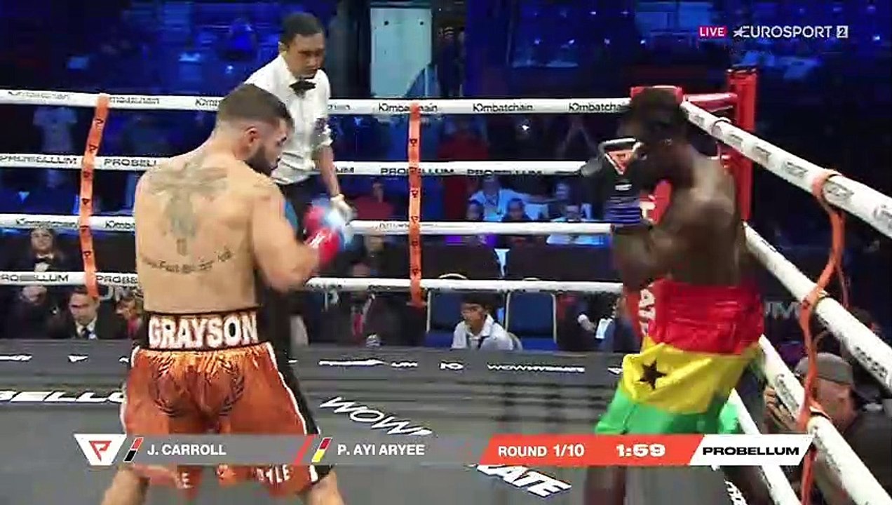 Jono Carroll vs Patrick Ayi Aryee (18-03-2022) Full Fight
