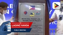 Pangulong Duterte, pinangunahan ang completion ceremony ng bagong rehabilitated na MRT-3