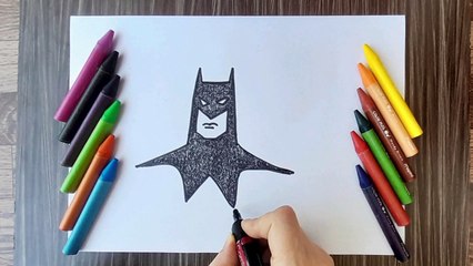 HOW TO DRAW A BATMAN DRAW BATMAN EASY DRAWING STEP BY STEP DRAWING FOR KIDS  EASY ART - video Dailymotion